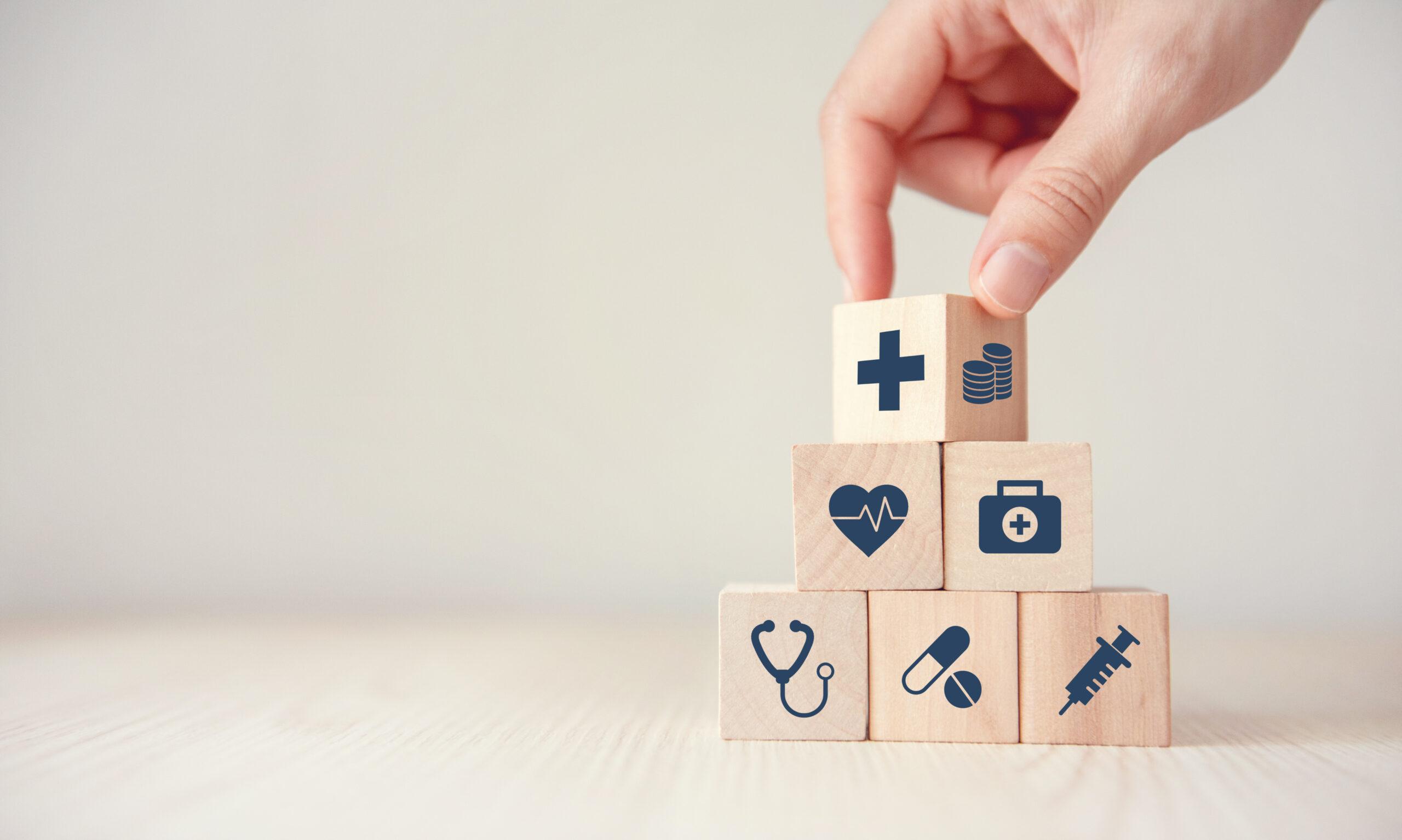 building blocks showing the foundation for medicare supplement insurance leads